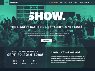 SHOW Nebraska Website aiga event nebraska omaha website