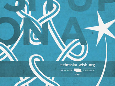Wish Upon A Star campaign fun make a wish omaha personal poster school star texture typography tyson reeder wish
