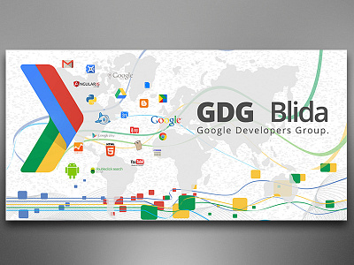 Google Developer Groups Blida-Algeria algeria banner blida design developer google groups