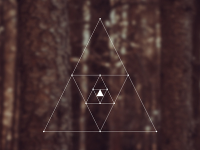 Triangle inspiration abstarct black geometric inspiration logo points triangle white