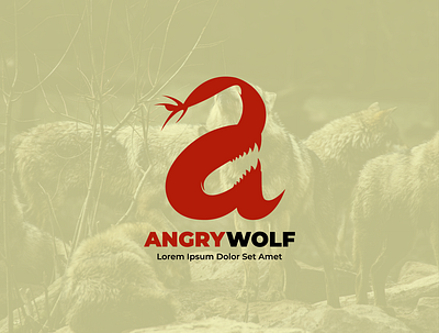 angrywolf with Wolves background