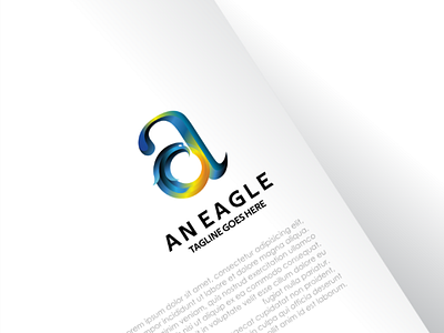 An Eagle Logo Concept Apply on Media