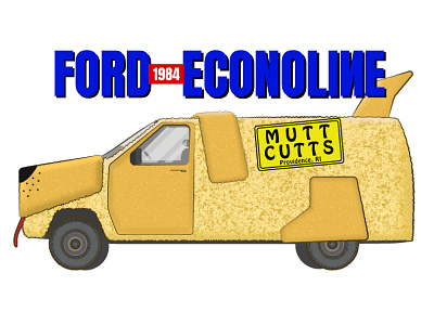 Mutt Cutts adobe illustrator car art cars comedy dumb and dumber illustration design jim carrey movie art