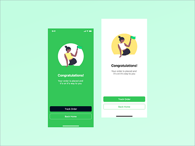 Daily UI - Confirmation Screen Concept app branding color design figma icon illustration mobile mobile app mobile design ui ux