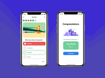 Daily UI - Quiz App Concept