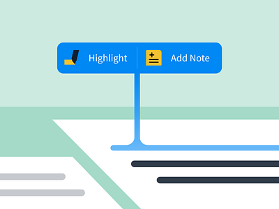 Take a Highlight or Note app icons illustration interaction design product design ui ux