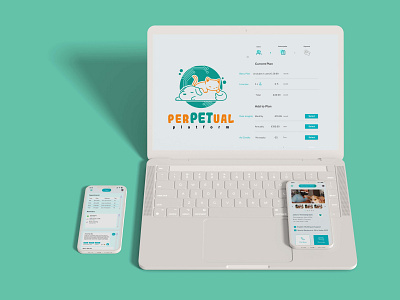 Perpetual platform app design graphic design illustration ui ux