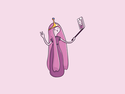 Princess Bubblegum Selfie