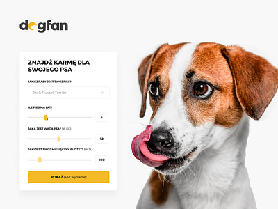 Dogfan - side project for fans of dogs design dog doggy dogs food pet petfood pets