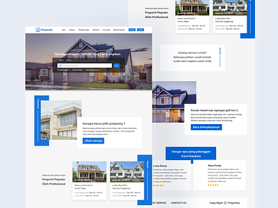 Property Landing Page branding design designproperty designweb graphics design property realestate simple design ui ux web webdesign