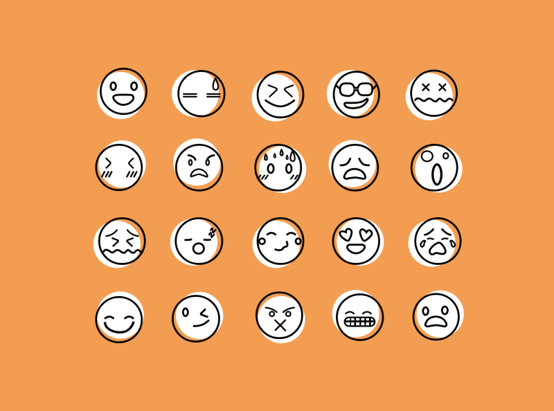 Emoji Set Icon by lisa aljamil on Dribbble