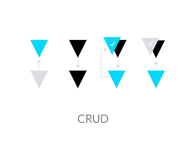 Crud crud geometric graphic icons tech vault