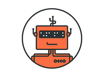 Meet Otto! branding design hashicorp icon orange otto robot software tech