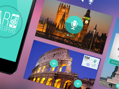 FREE UI KIT for AUGMENTED REALITY APP V.1.0