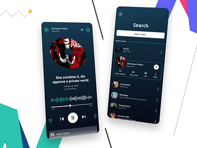 Tune android app design ios mobile ui mobile ux music music player ui uiux