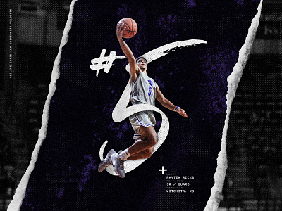 ACU Basketball Player Design athlete athletics basketball college design ncaa player poster sports