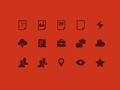 Solved Icons cloud document icon place red set star ui upload work