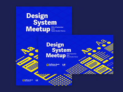 Design System Meetup Identity color colors design designsystem identity meetup poster system vienna