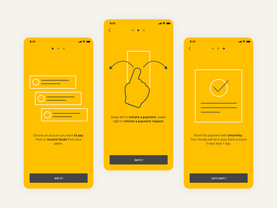 ClearPay Tutorial app finance mobile mobile app mobile design mobile ui openbanking ui ux