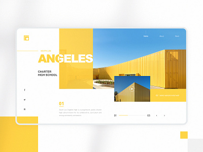 South Los Angeles Charter High School web design