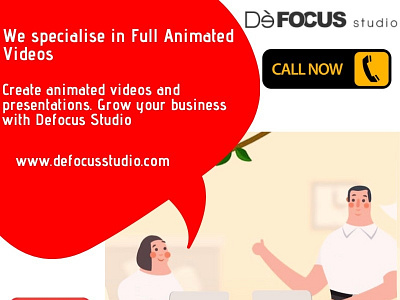 Full Animated Videos in Bangalore - Defocus 3d 3d animation branding defocus design illustration logo typography ux vector