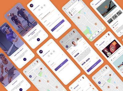 FTR Lifestyle Trainee App interaction design ui design ux design