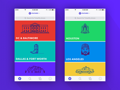 Creating Illustrations for the Ticketfly iOS app