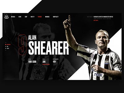Newcastle United website redesign
