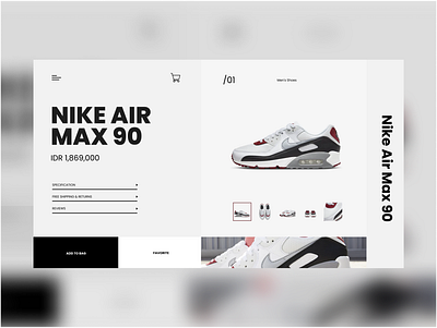 NIKE website branding design graphic design ui