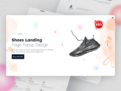 Product Popup Design 10% off 10off 10off popup best 2022 popup elementor figma popup product product popup shoes popup shop ui uidesign ux uxdesign website wordpress