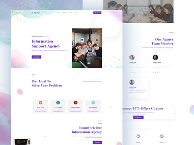 Information Support Agency Landing page