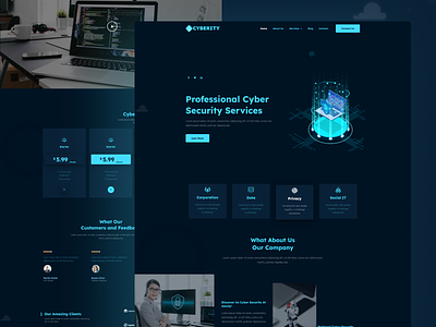 Cyber Security Landing Page