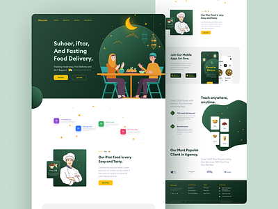 iftar Food Delivery Landing Page