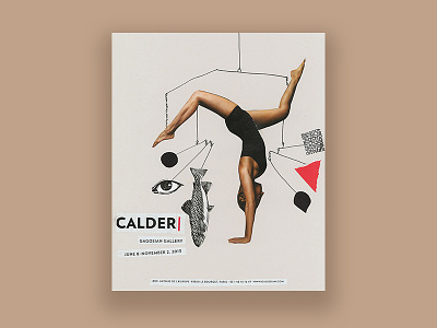 Black, White and Misread alexander calder collage cut outs design girl graphic design magazine mixed media mobile poster print