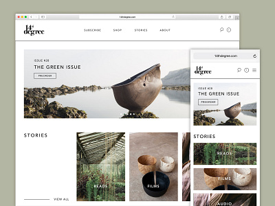 14th Degree Web Design design editorial graphic design homepage landing page layout magazine responsive ui design ui ux design visual design web design