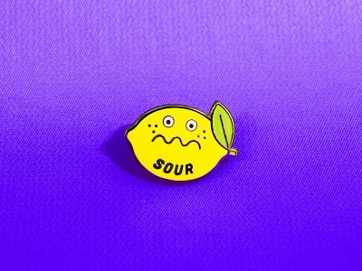 Sour Enamel Pin