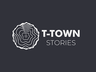 T-Town Stories Logo Design design icon logo logo design typography vector