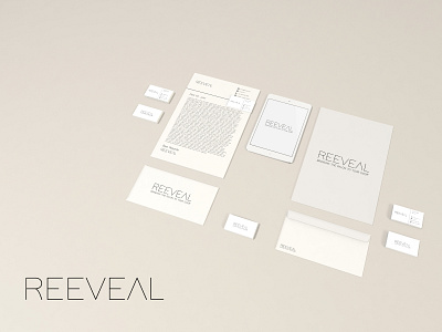 Reeveal Branding Design brand design brand identity branding flat graphic design logo logodesign minimal typography