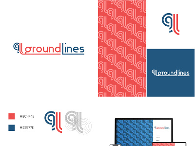 Groundlines Logo and Branding Design branding design icon logo logo design typography vector