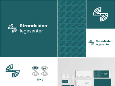 Strandsiden legesenter Logo and Branding Design branding design icon logo logo design typography vector