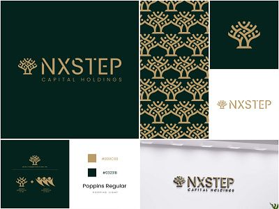 NXSTEP Logo and Branding Design branding design icon logo logo design typography vector