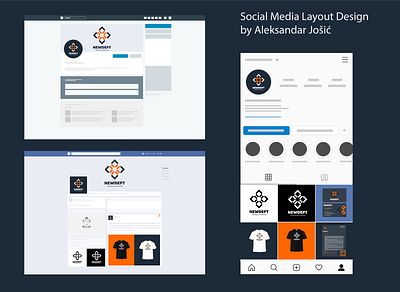 Social Media Layout Design branding design graphicsdesign social media