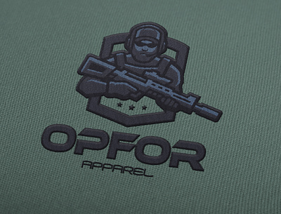 OPFOR Apparel Concept Logo Design and Mockup brand identity branding design icon illustration logo logo design mockup design typography vector