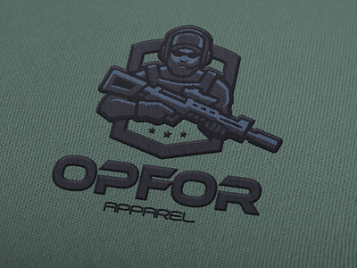 OPFOR Apparel Concept Logo Design and Mockup