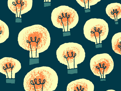 Bulbs illustration pattern