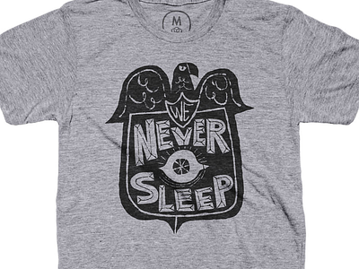 We Never Sleep cottonbureau illustration