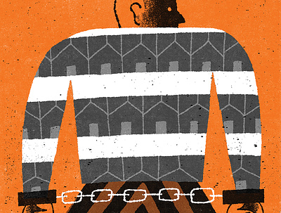 Home Is The Prisoner book cover crime fiction illustration