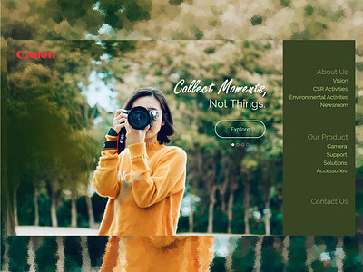 Landing Page - Camera