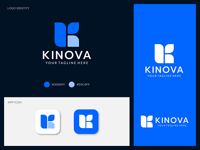 logo, K logo design, branding, identity