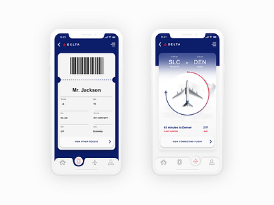 Boarding Pass Concept app app design blue boarding pass card clean clouds concept creative dailyui design dribbble minimal minimalistic mobile ui modern modern design new redesign redesign concept